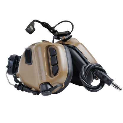 EARMOR M32H MOD4 Tactical Headset Electronics Communication Hearing Protector - Coyote Brown