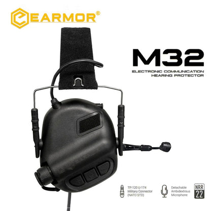 EARMOR Tactical Headset M32-MOD4 Shooting Electronics Communication Hearing Protector