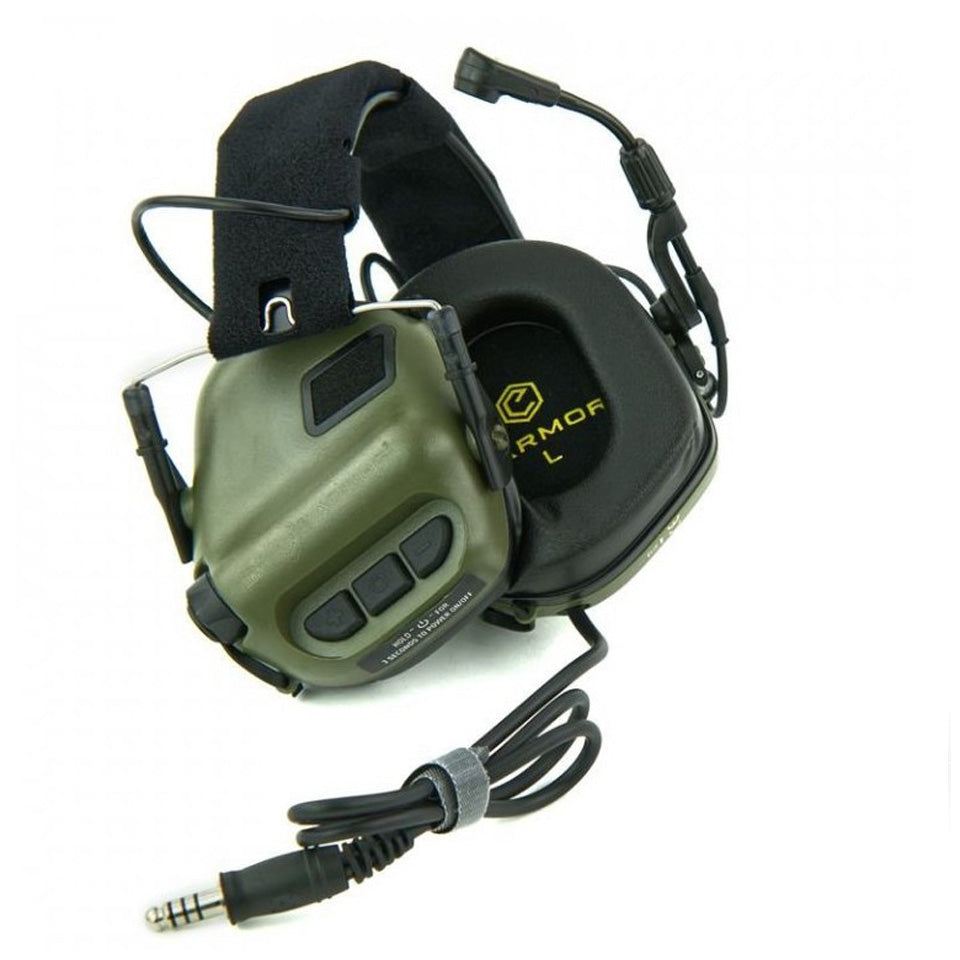 EARMOR – casque M32 FG MOD4, adaptateur de Rail ARC et adaptateur PTT M51 pour Radio