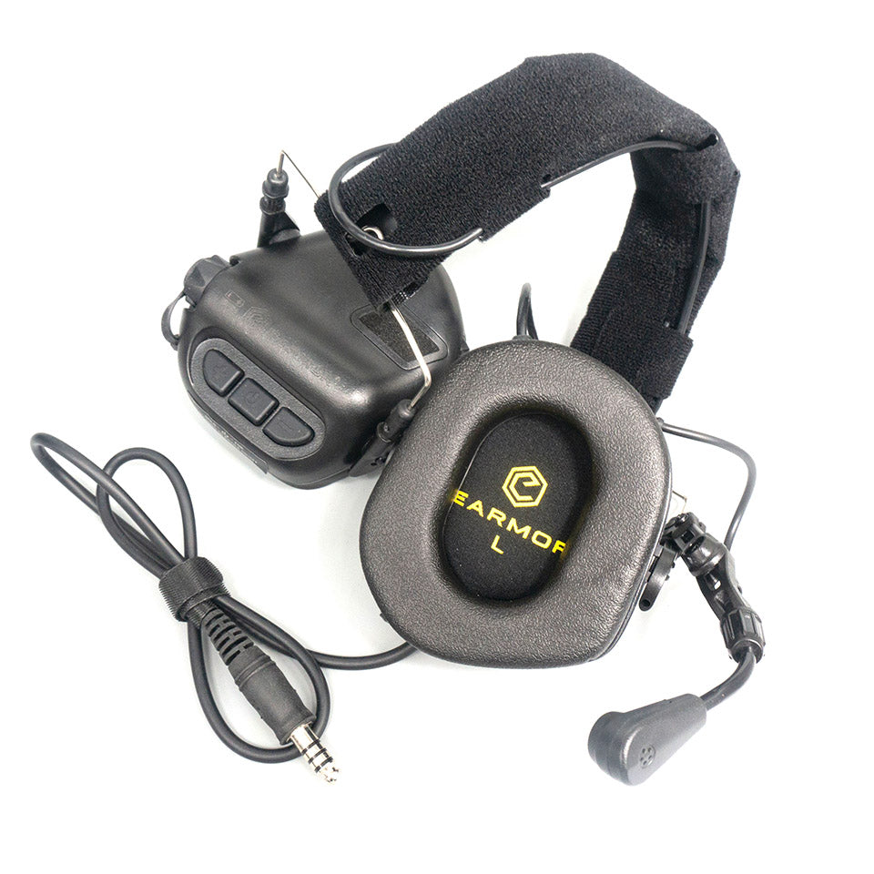 EARMOR Casque Tactique M32-MOD4 Tir Electronique Communication Protecteur Auditif