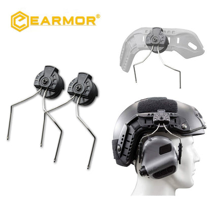 EARMOR Headset ARC & EXFIL Helmet Rails Adapter Attachment Kit Headset Accessories