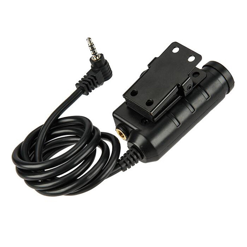 EARMOR M52 Adaptador PTT de auriculares tácticos para radio Yaesu con botón de dedo 