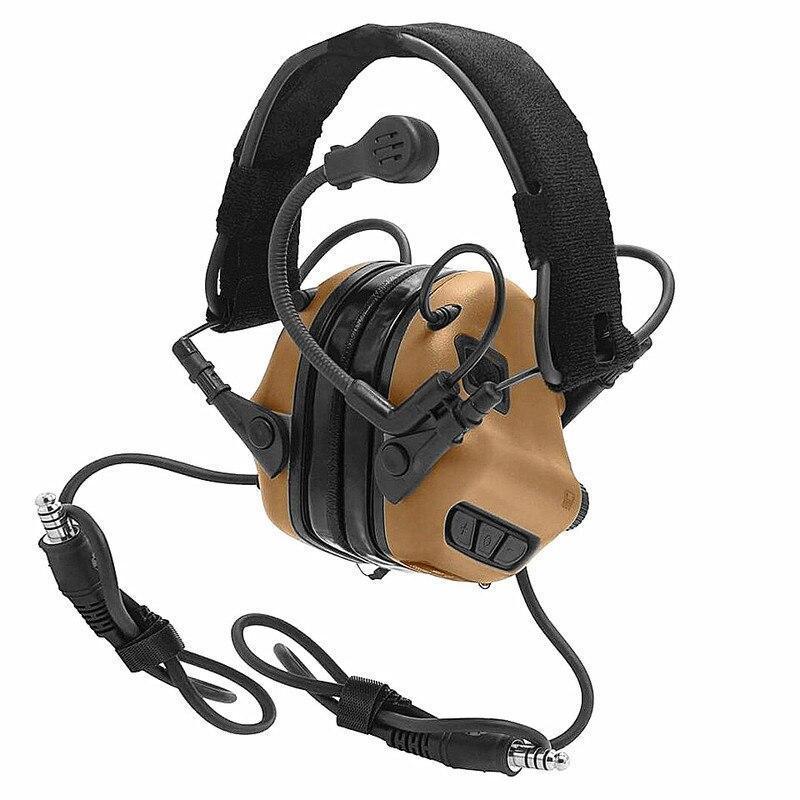 Casque standard militaire OPSMEN EARMOR Dual Comm M32-Mark3 MilPro - Noir