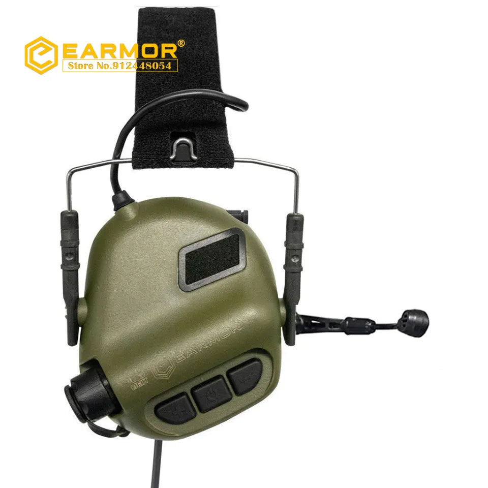 EARMOR M32{X}-MOD4 casque tactique réduction du bruit électronique amplifiant la Communication de ramassage pour les Rails RAC 