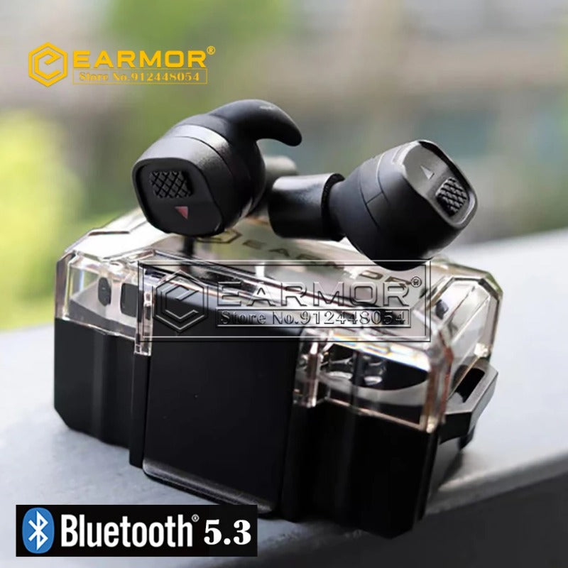 EARMOR – bouchons d'oreilles M20T Bluetooth BT5.3, Protection auditive, prise de vue IPSC, nouveauté 2023 