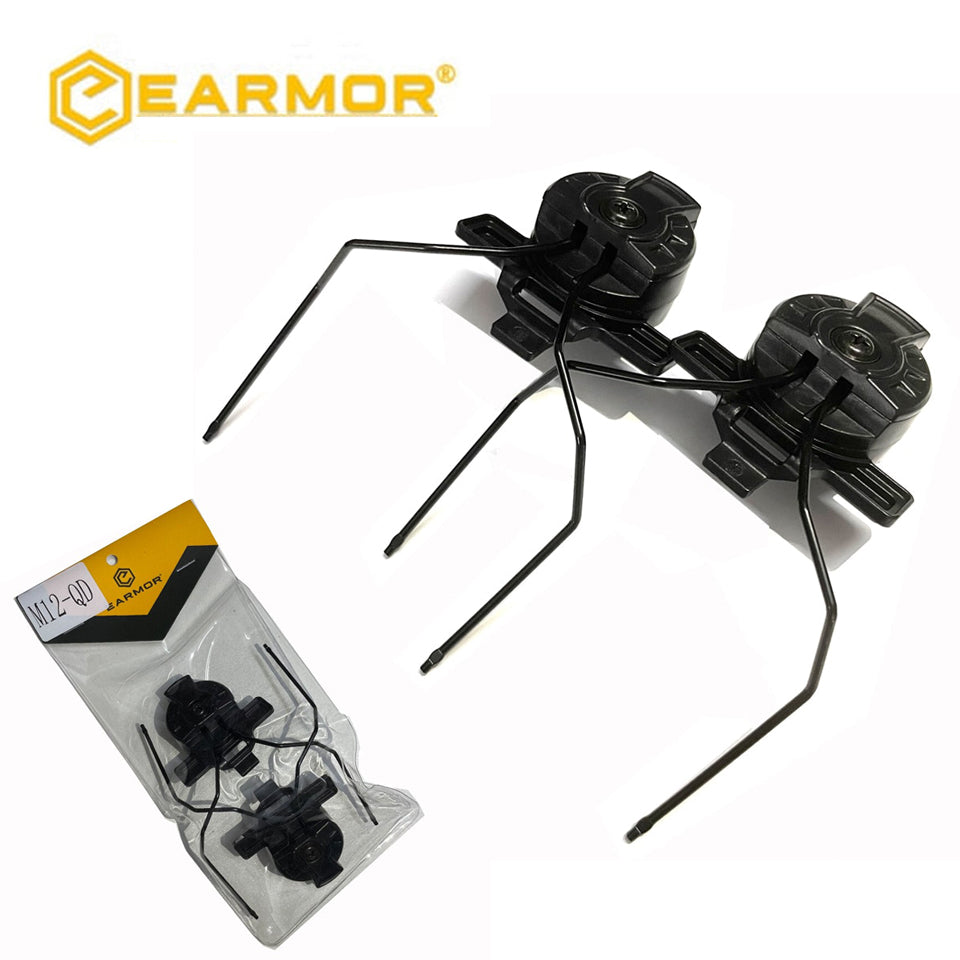 EARMOR M12 Accesorios para auriculares Exfil Helmet TW3.0 Kit de fijación de adaptador de riel - Recién llegado