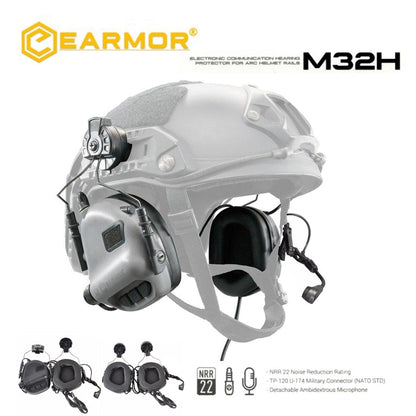 EARMOR M32H MOD4 casque tactique IPSC tir Communication écouteur-Cadet Greyn