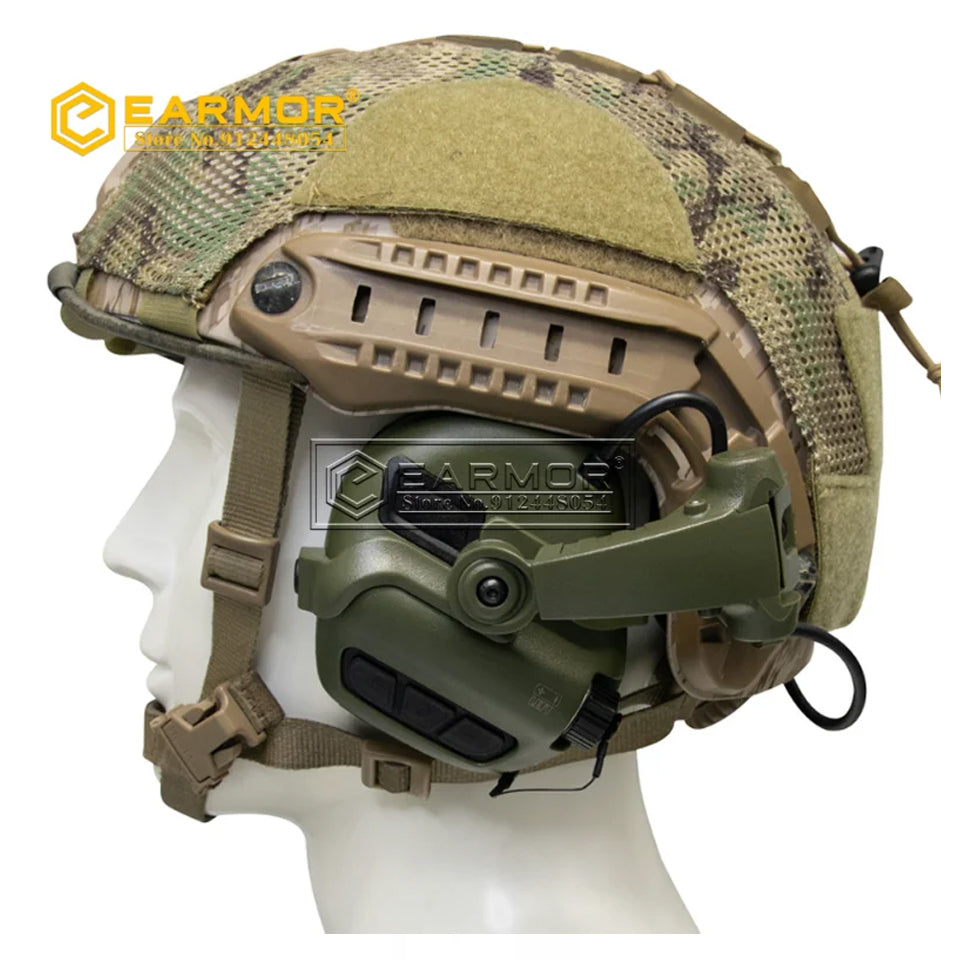 OPSMEN EARMOR RAC Headset M31X-Mark3 MilPro Military Standard - Foliage Green