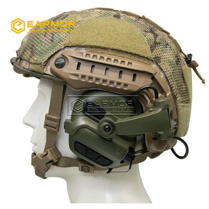 Casque OPSMEN EARMOR RAC M31X-Mark3 MilPro Military Standard - Feuillage Vert